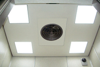 天井照明のLED化の設置例