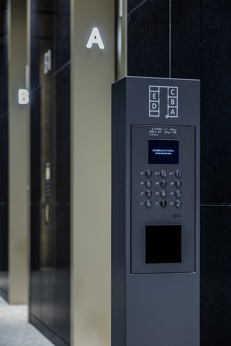 行先階乗場登録装置