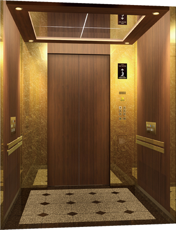 用途別（宿泊施設）：機械室レスオーダー型乗用エレベーター