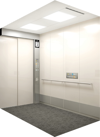 用途別（学校・教育施設）：機械室レスオーダー型乗用エレベーター