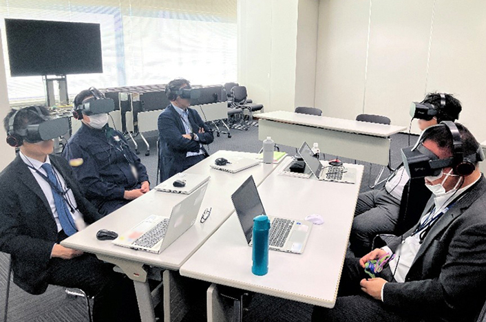 VRを活用した体験型セミナーの様子